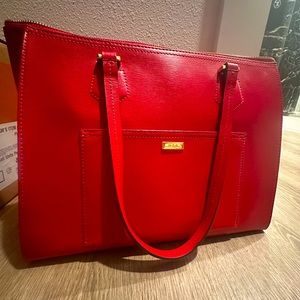 Red Ralph Lauren Shoulder Purse